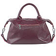 Шкіряна сумка модель 20 виноградний флотар, фото 4