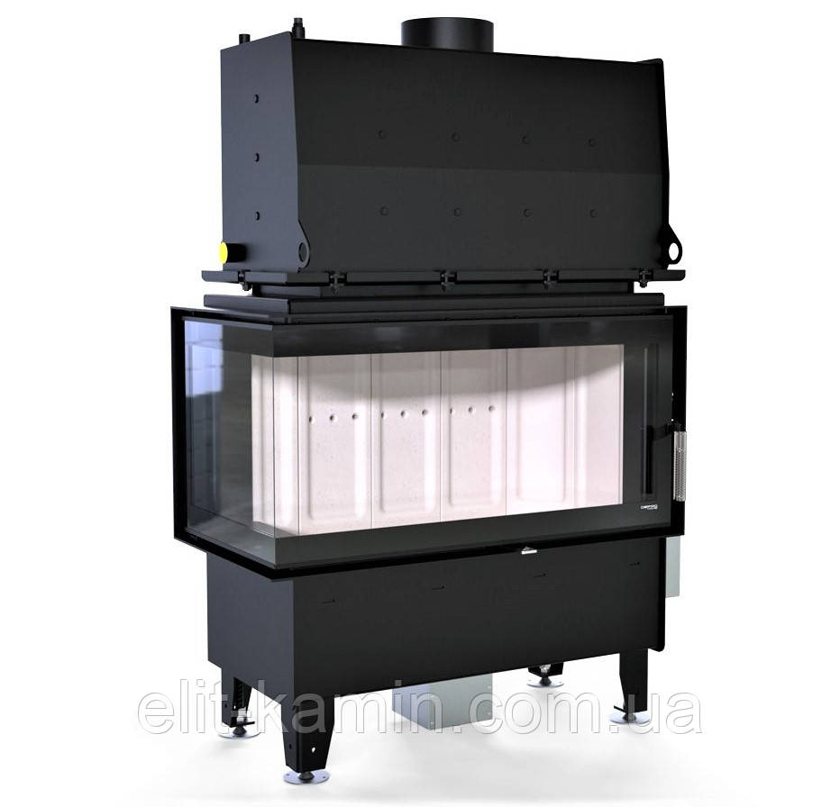 Камінна топка з водяним контуром Defro Home Riva ME BL SHORT (19kw)
