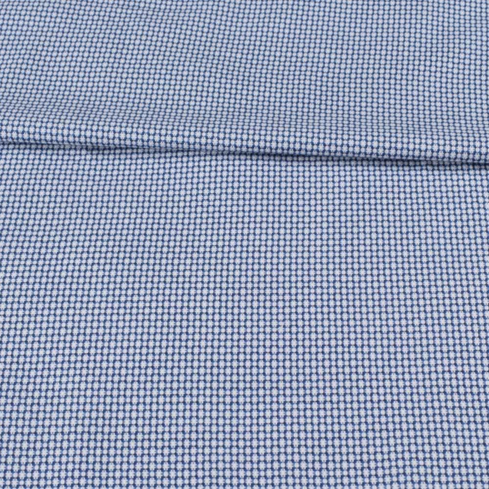 Котон білий в синю клітку-стільники ш.148