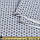 Котон білий в невеликий блакитний, сірий квітка ш.153, фото 2