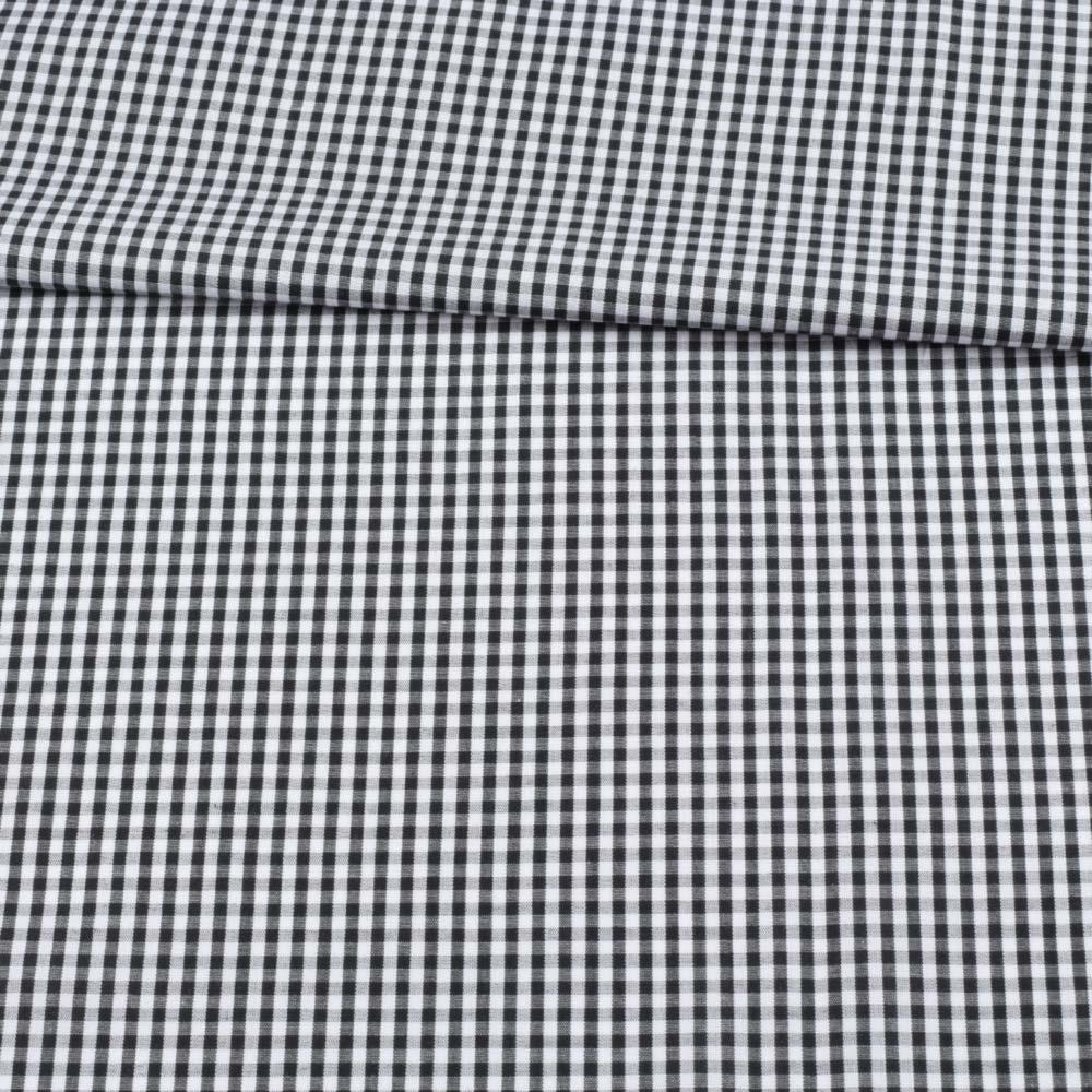 Котон в чорно-білу дрібну клітку ш.150