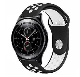 Спортивний ремінець Primo Perfor Sport для годинника Samsung Gear S2 Classic SM-R372 / R735 - Black&White