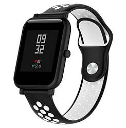 Спортивний ремінець Primo Perfor Sport для годинника Xiaomi Huami Amazfit Bip / Amazfit GTS - Black&White