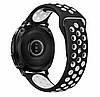 Спортивний ремінець Primo Perfor Sport для годинника Samsung Sport Gear SM-R600 - Black&White, фото 2