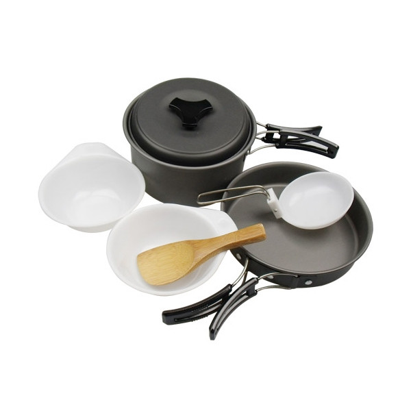 Набір туристичного посуду DS-200 ДЛЯ 1-2 ОСІБ, фото 1