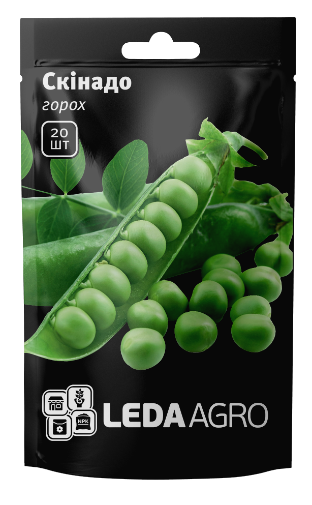 ТМ LEDAAGRO Горох Скінадо 20шт