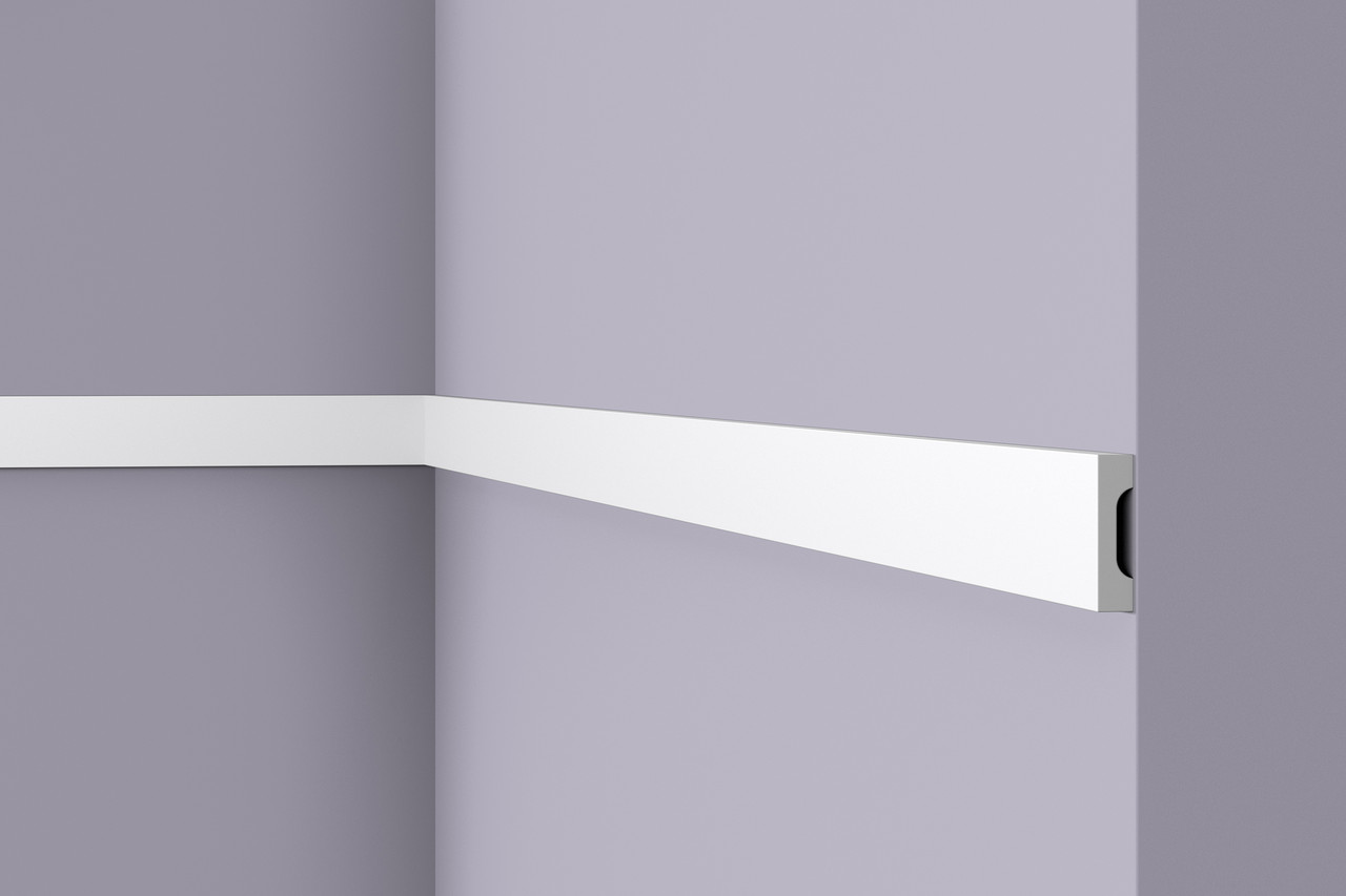 Плінтус підлоговий висотою 4см Wallstyl WD5, довжина 2м