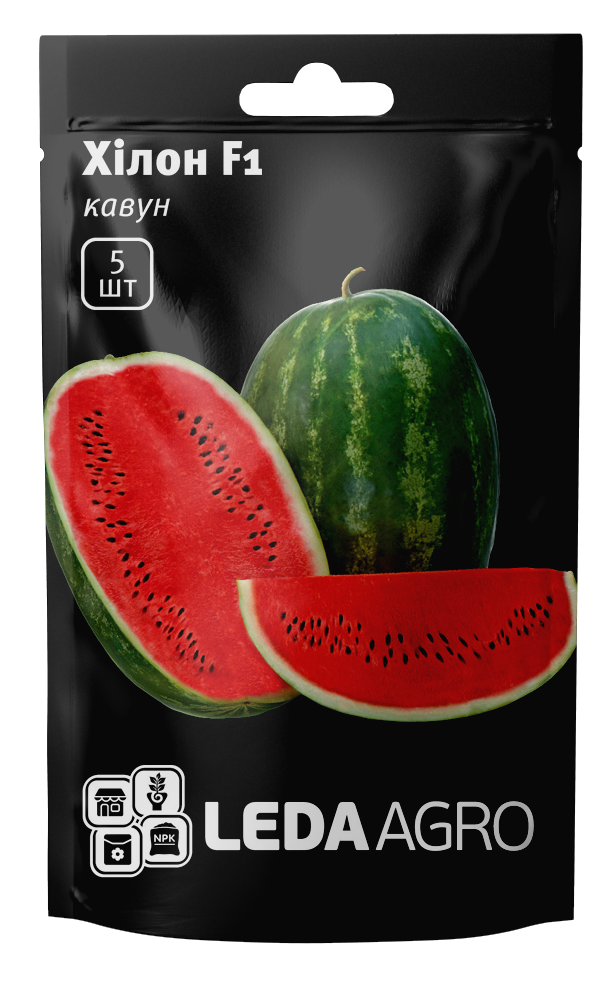 ТМ LEDAAGRO Кавун Хілон F1 5шт