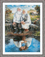 Набор для вышивки крестом тм "Фантазия" Отражение души