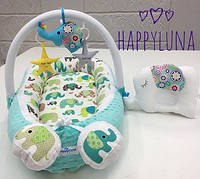Кокон-гнездышко для новорожденных Happy Luna Слоненок 2
