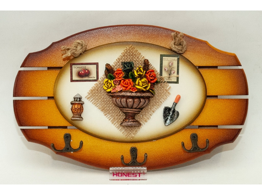 Ключниця з дерева 25*16 см