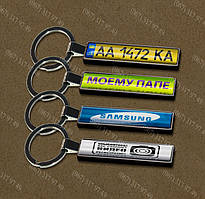 ЧОРНИЙ БЕЗ ЛАНЦЮЖКА БРЕЛОК З БОРТИКОМ ДЕРЖ.НОМЕР З 3Д ЛІНЗОЮ ЗА 1 ГОДИНУ + ВЕЛЮРОВИЙ ЧОХОЛ В ПОДАРУНОК