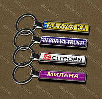 БРЕЛОКИ НОМЕР АВТО ЗА 1 ГОДИНУ В КИЄВІ НА ОБОЛОНІ + МІШЕЧОК ВЕЛЮРОВИЙ В ПОДАРУНОК