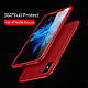 Протиударний чохол 360 + скло для IPhone X/IPhone XS red, фото 5