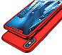 Протиударний чохол 360 + скло для IPhone X/IPhone XS red, фото 4