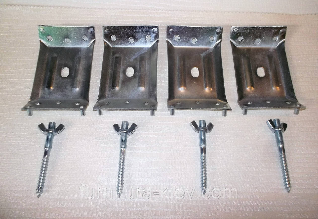 Кріплення для ніжок столу оцинкований, фото 1