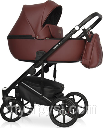 Дитяча універсальна коляска Riko Basic Ozon 04 Cherry