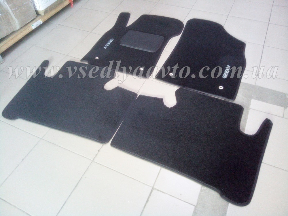 Ворсові килимки Geely Emgrand X7 (Сірі)