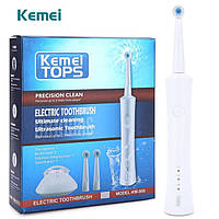 Аккумуляторная электрическая зубная щетка Kemei KM 908