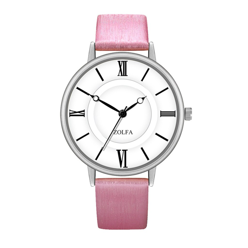 Жіночий годинник Zolfa з рожевим ремінцем  ⁇  9115-2