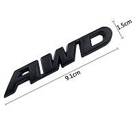 3D емблема AWD - чорні, фото 2