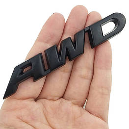 3D емблема AWD - чорні