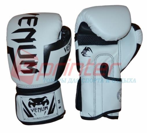 Боксерські рукавички Venum. Розмір: 8.Кольор: білий.