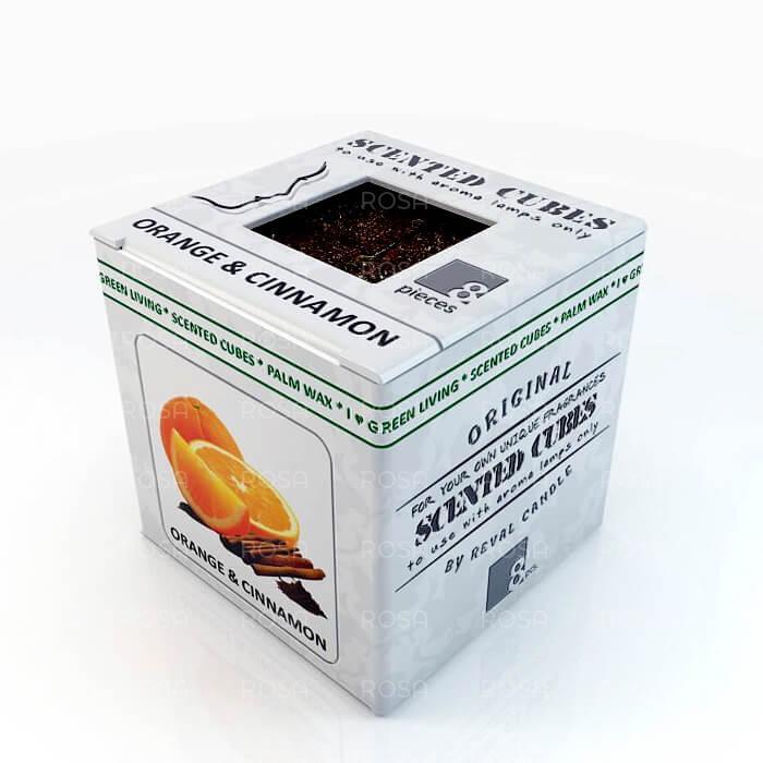Аромакубіки Апельсин із корицею, 8 штук, фото 1
