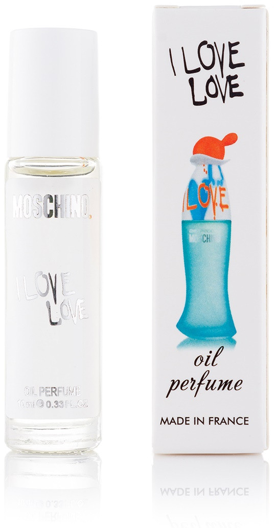 Женские шариковые духи масляные Moschino I Love Love 10 мл цена 87,15 ...