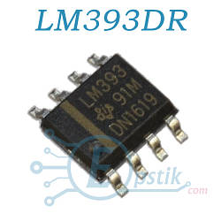LM393DR подвійний компаратор SOP8
