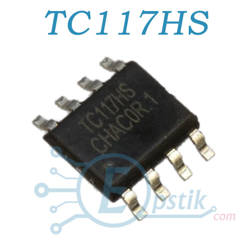 TC117HS, драйвер крокового і біполярного двигуна, 2А, SOP8