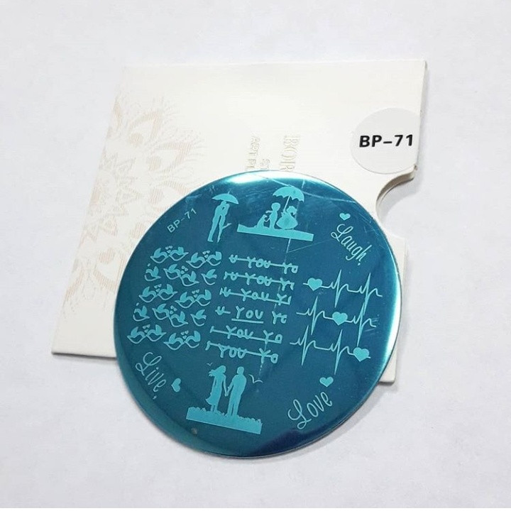 Пластина для стемпінгу куругла Born Pretty BP-71