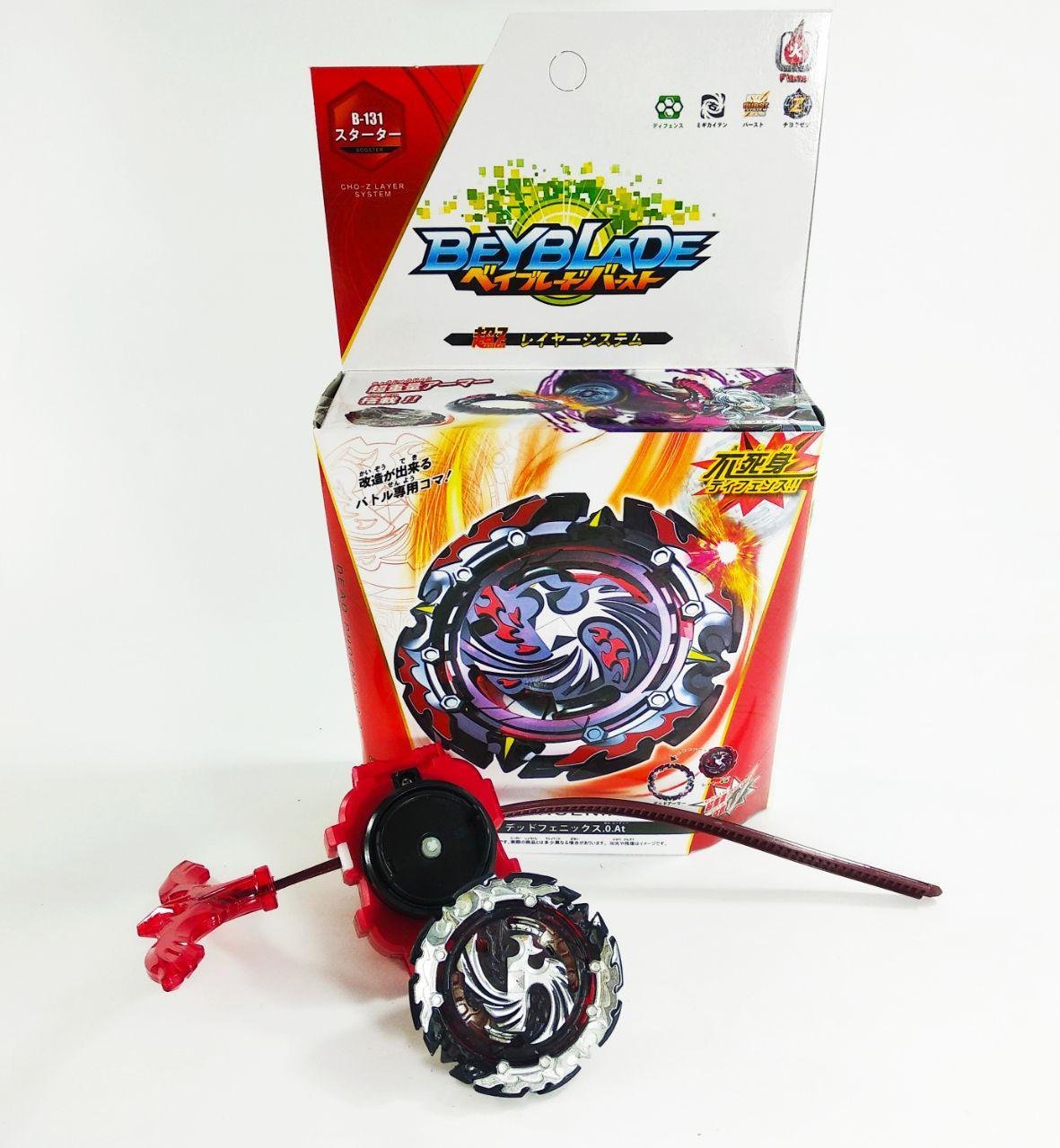 Бейблейд Дед Фенікс F5 0.At. B-131 червоний із чорним BeyBlade Dead Phoenix - фото 1 - id-p1001709193