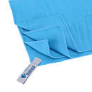 Рушник туристичний з мікрофібри для спорту Bluefield 70х30 см синій, фото 8