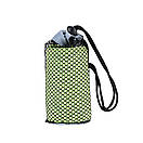 Рушник туристичний з мікрофібри для спорту Bluefield 70х30 см зелений, фото 3