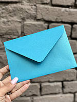 Подарочный конверт С6 из перламутровой бумаги Кюрасао