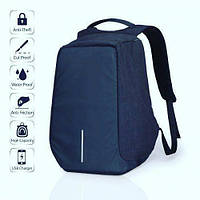 Рюкзак для ноутбука с USB Bobby (Blue) / Рюкзак Бобби Антивор с USB портом