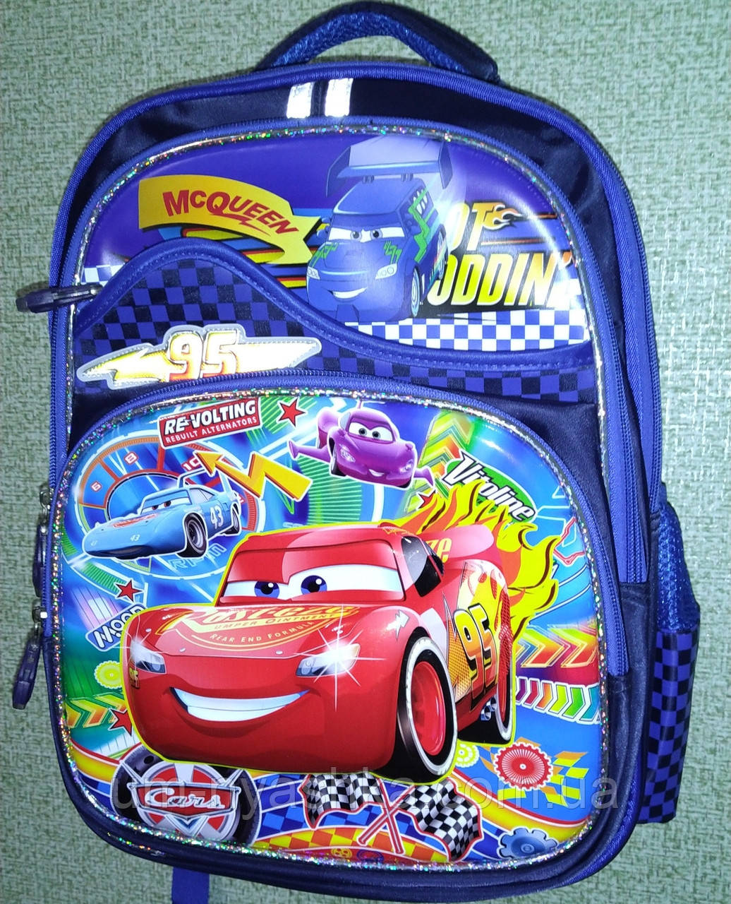 Портфель Блискавка Маквин шкільний рюкзак з ортопедичною спинкою "Блискавка Маквін"