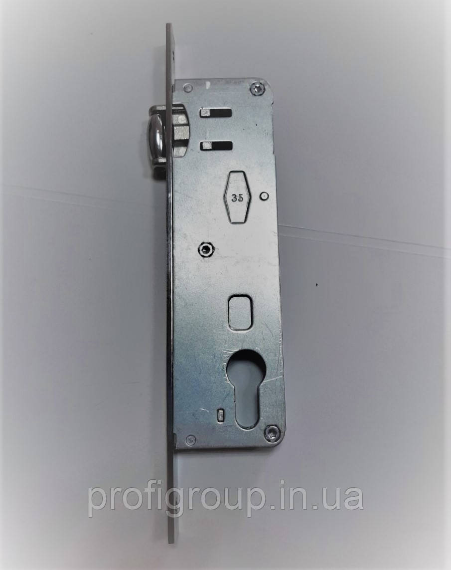 Роликовий врізний короткий замок VORNE (DM 35) для ПВХ дверей