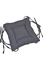 Подушка для стільця DavLu 40х40 см темно-сіра (P-501)