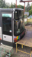 Производство и замена лобового стекла триплекс на автобусе Van Hool T815CL Integral  в Никополе (Украина). 8