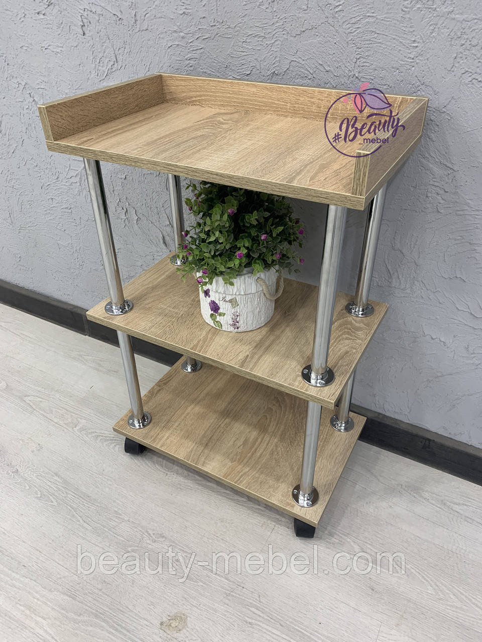 Візок з бортиками на верхній полиці, фото 1