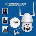 Зовнішня поворотна IP WiFi камера Unitoptek XMW-N02 1080P Onvif.  iCSee, фото 6