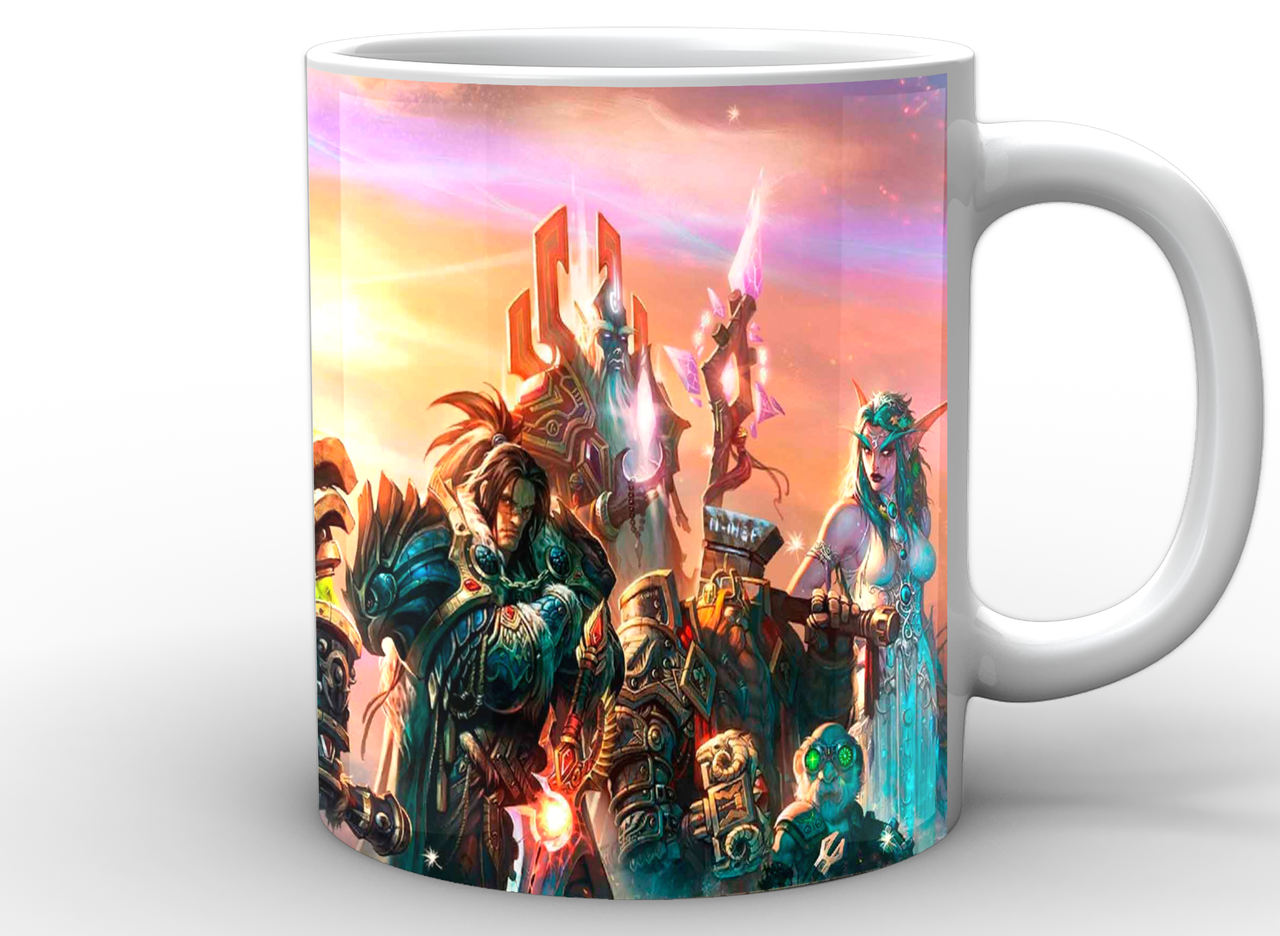 Кружка GeekLand World of Warcraft Світ Військового Ремесла всі персонажі WW.02.15