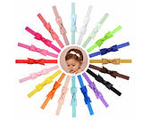 Дитяча бузкова пов'язка на голову, фото 2