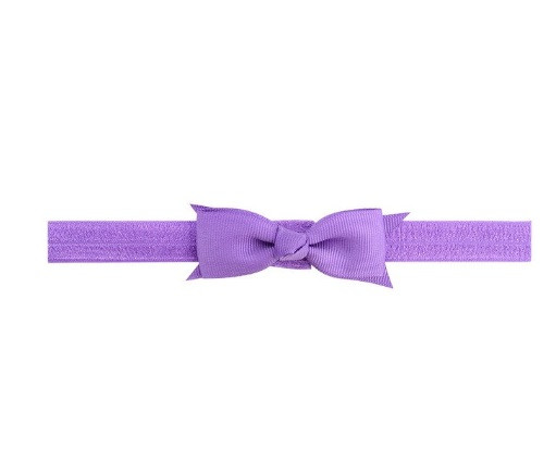 Дитяча бузкова пов'язка на голову, фото 1