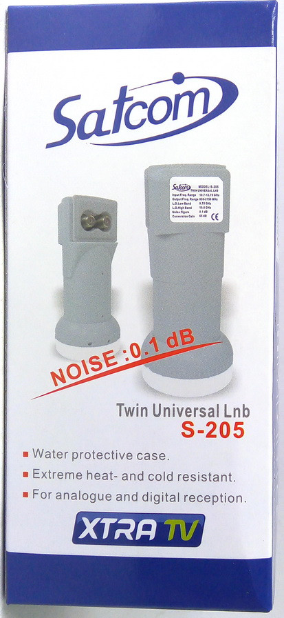 Конвертер SATCOM S-205 Twin Низький рівень шуму