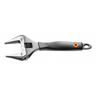 Ключ Neo Tools розвідний 200 мм, діапазон 0-38 мм, гумова ручка (03-014), фото 1