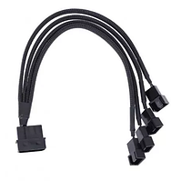 Переходник питания MOLEX/SATA 4 шт 26см 4 pin hub кулер fan молекс