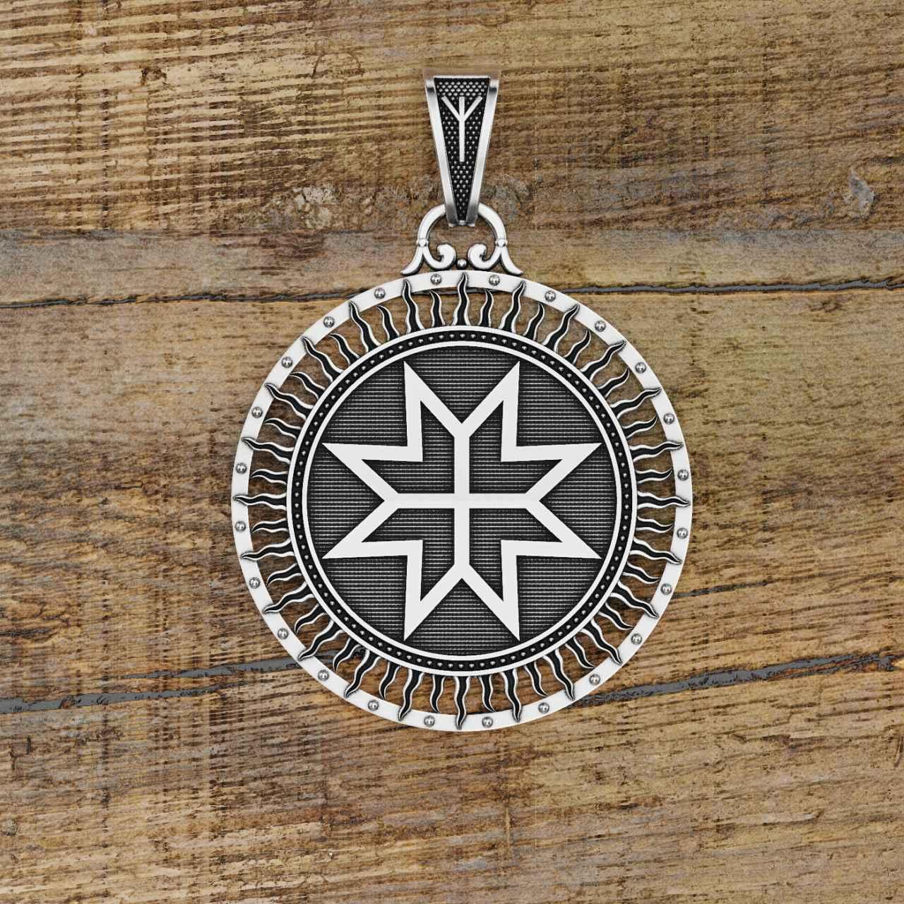 Срібний оберіг АЛАТИР і Дерево життя., фото 1